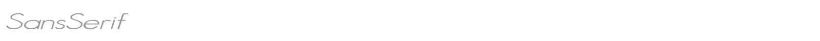 SansSerif font preview